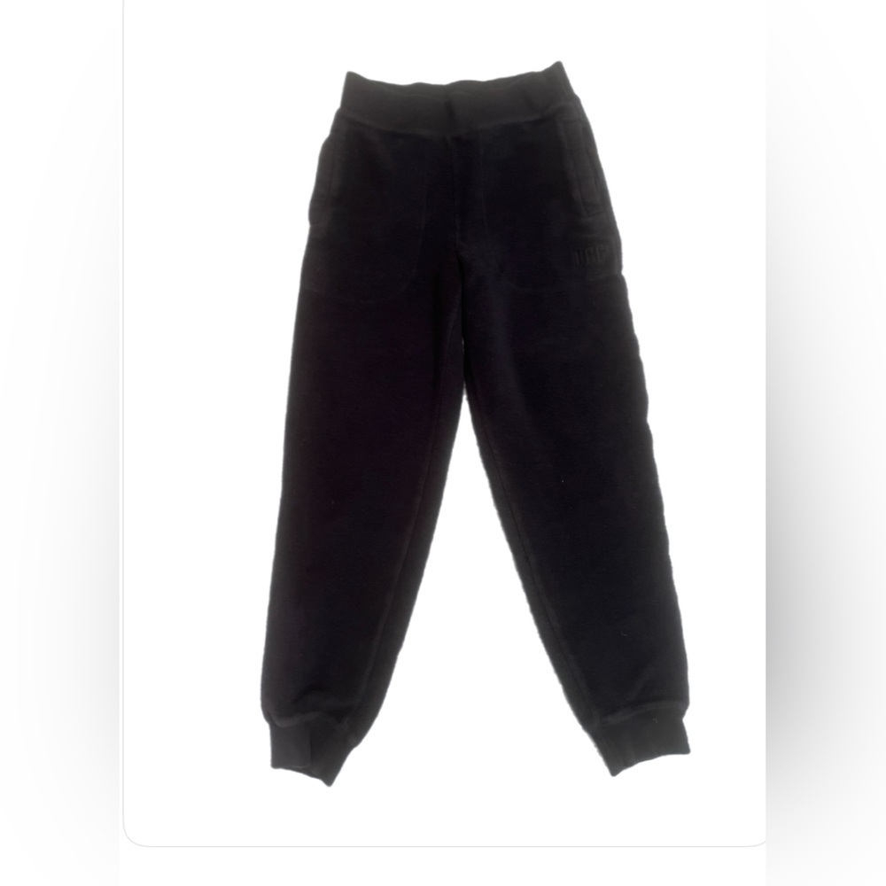 UGG Women's Sofiana Black Terry Joggers- Small - Picture 6 of 9